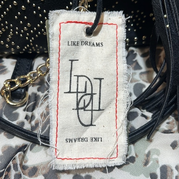 NWT LIKE DREAMS BLACK VEGAN PURSE - Picture 12 of 15